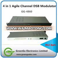 GG-4860 4 ways CATV headend agile modulator RF